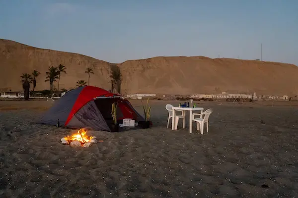 Overnight desert safari service