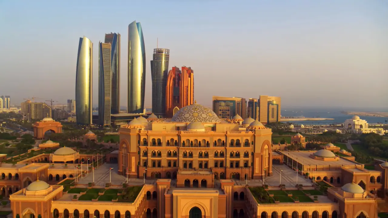 beautiful view of buildings in ABU DHABI CITY