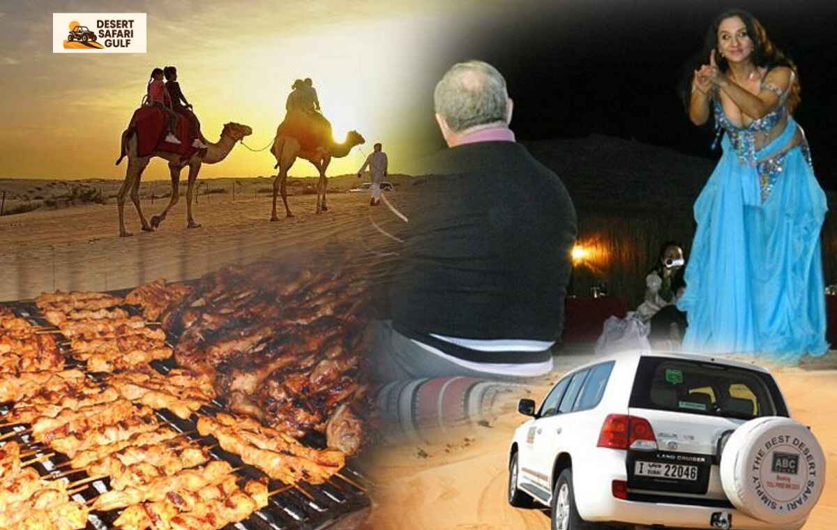 Evening Desert Safari with BBQ Dinner & Camel Ride