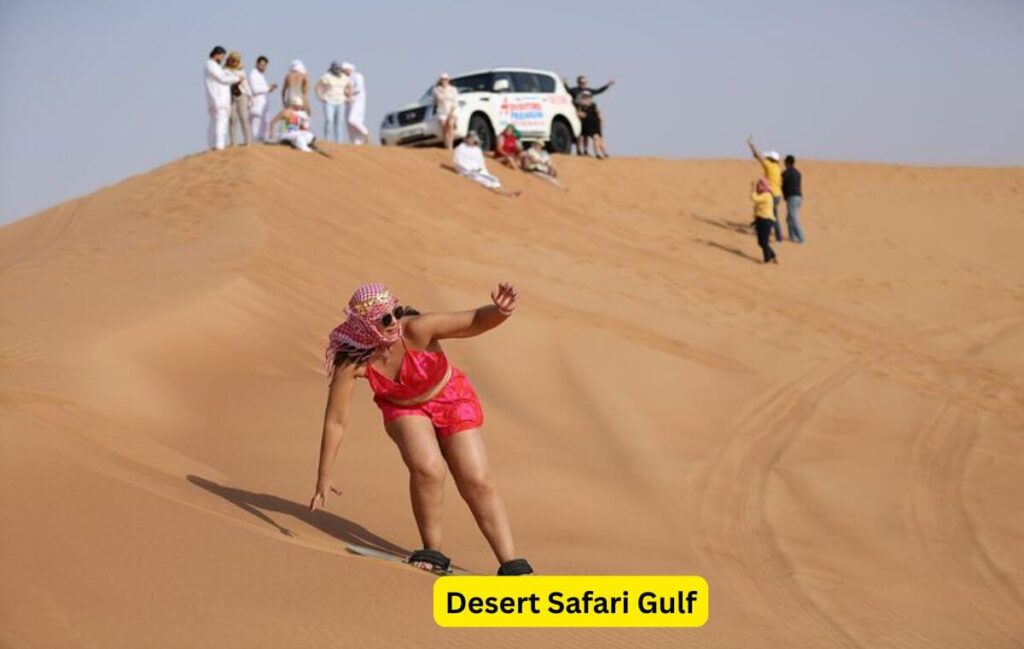 Adventurous dune bashing experience on tall red dunes in Lahbab Dubai