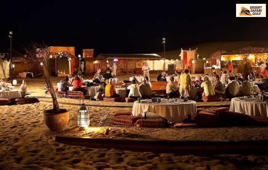 Evening desert safari Dubai cultural camp with live shows