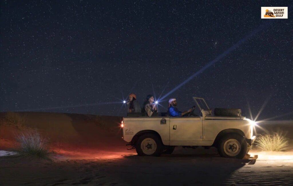 Stargazing experience for couples on Dubai evening desert safari