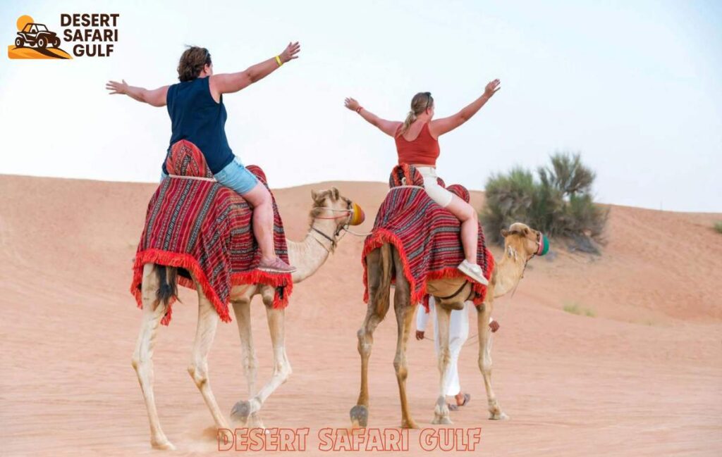 BBQ buffet dinner under the stars at Dubai evening desert safari campsite
